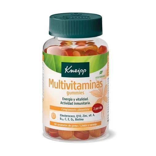 Kneipp Multivitaminas gummies sabor naranja, 60 gominolas