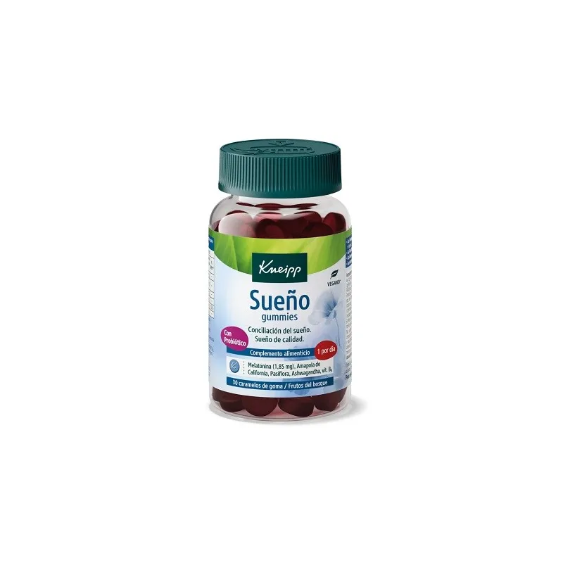 Kneipp Sueño gummies sabor frutos del bosque, 60 gominolas