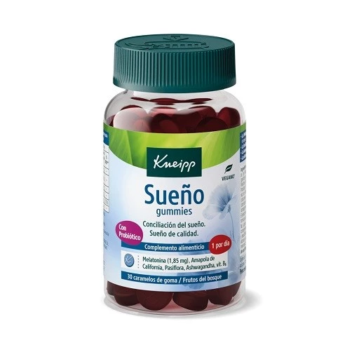 Kneipp Sueño gummies sabor frutos del bosque, 60 gominolas