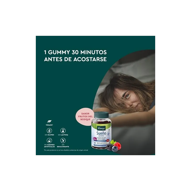 Kneipp Sueño gummies como tomar