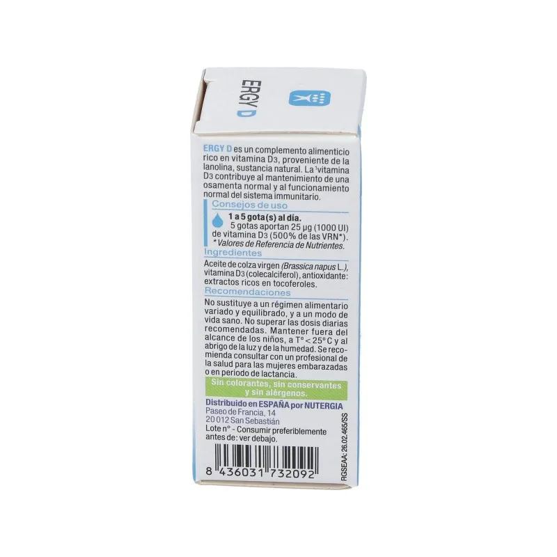 Ergy-D, 15 ml | Farmacia Barata
