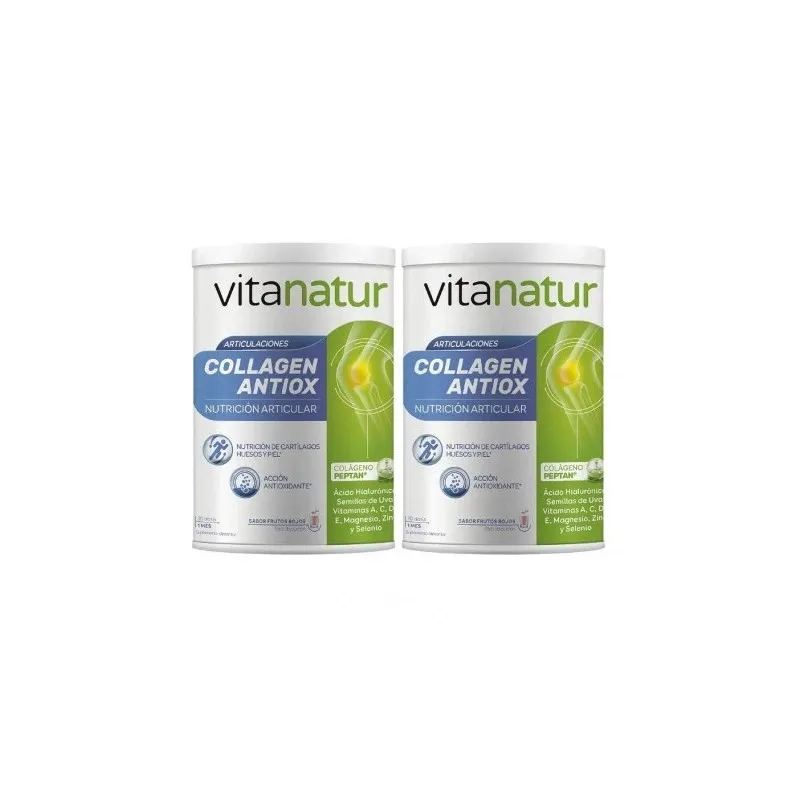 Vitanatur Collagen Antiox Plus 2x360gr. | Farmacia Barata Vitanatur Collagen Antiox Plus 2x360gr. | Farmacia Barata