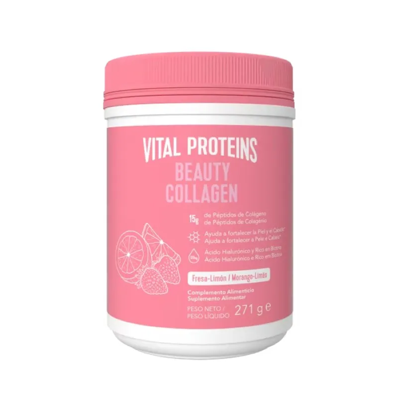 Vital Proteins beauty collagen sabor fresa limón | Farmacia Barata