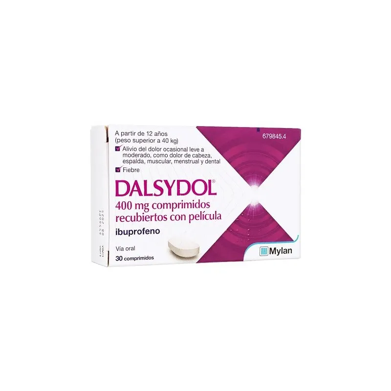 Dalsydol 400 mg, 30 comprimidos recubiertos con película
