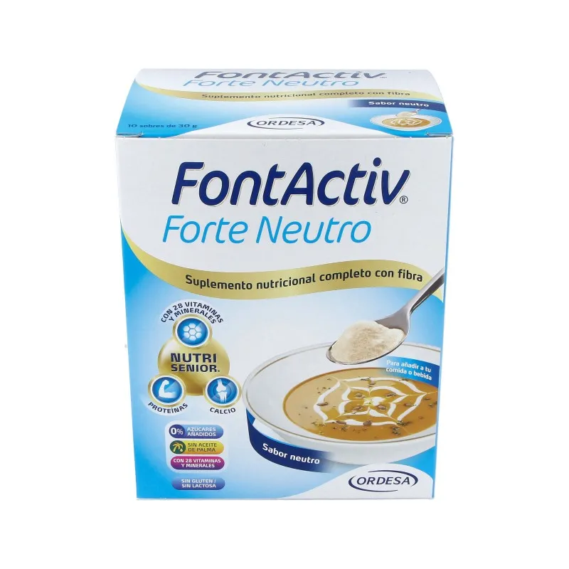 Fontactiv Forte Neutro 10 sobres | Farmacia Barata