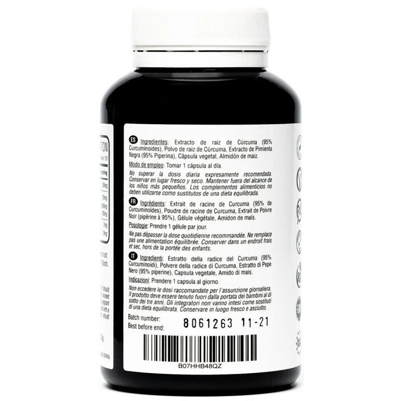 Hivital Curcuma 6000 mg Pimienta Negra | Farmacia Barata Hivital Curcuma 6000 mg Pimienta Negra | Farmacia Barata