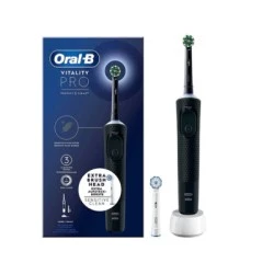 Oral B Vitality Pro Cepillo Electrico Negro, 2 cabezales de recambio