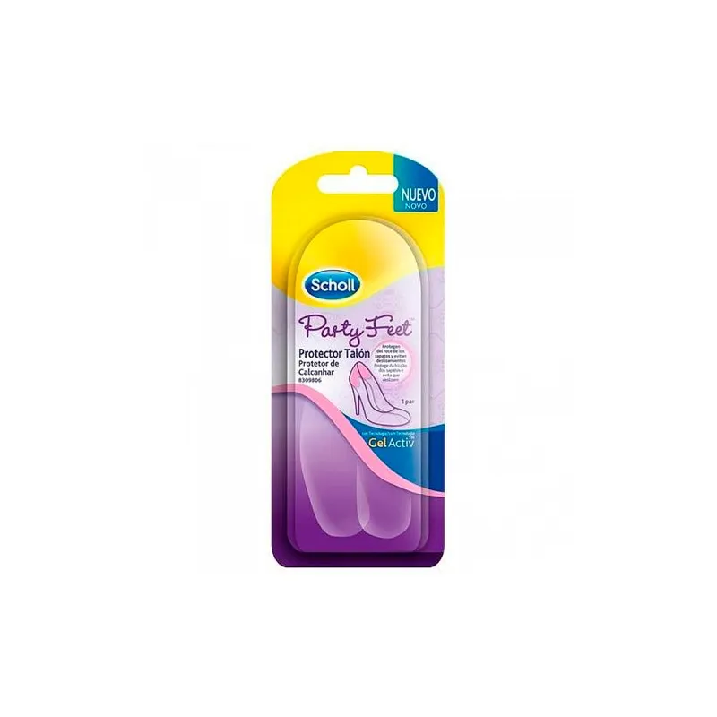 Scholl Party Feet  Almohadilla Talon, 1Par. Scholl Party Feet  Almohadilla Talon, 1Par.