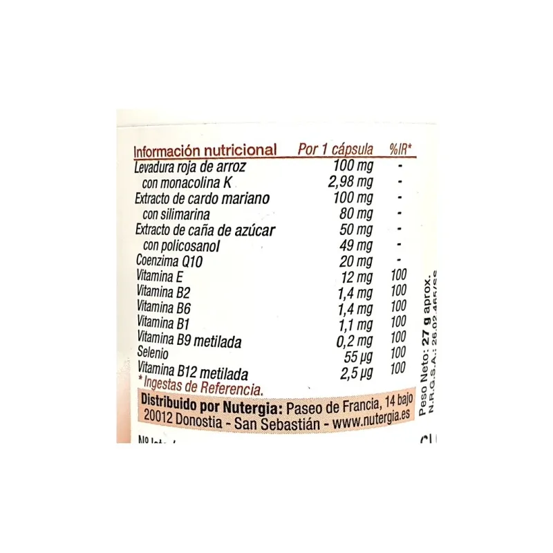 Ergycol Balance 60 capsulas