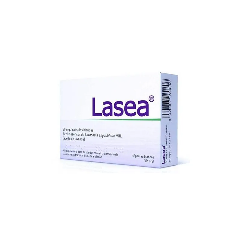 Lasea 80 mg para adultos, 28 cápsulas blandas Lasea 80 mg para adultos, 28 cápsulas blandas