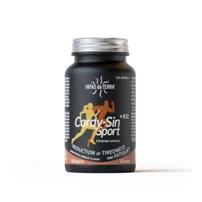 Hifas da Terra Cordy-Sin Sport, 60 cápsulas