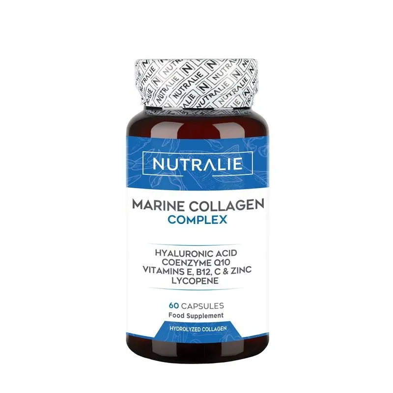 Nutralie colágeno marino con ácido hialurónico y Q10, 60 cápsulas Nutralie colágeno marino con ácido hialurónico y Q10, 60 cápsulas