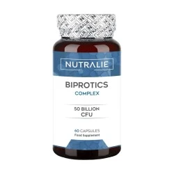 Nutralie Biprotics Complex probióticos intestinales 10 cepas, 60 cápsulas