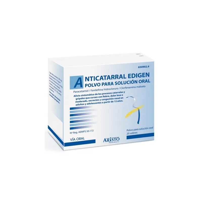 Anticatarral Edigen 20 sobres polvo para solucion oral