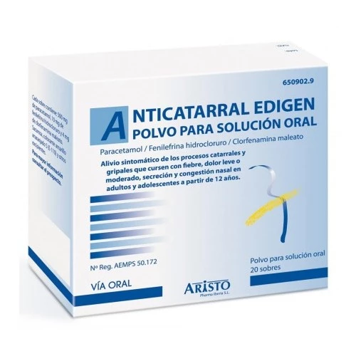 Anticatarral Edigen 20 sobres polvo para solucion oral