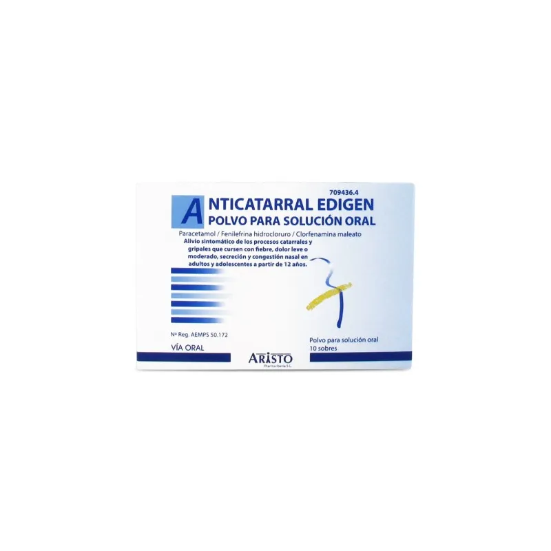 Anticatarral Edigen 10 sobres polvo solucion oral