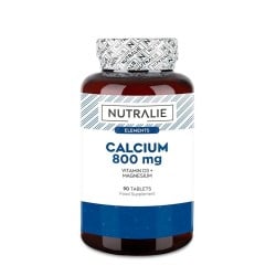 Nutralie calcio 800 mg con vitamina D3 y magnesio, 90 comprimidos