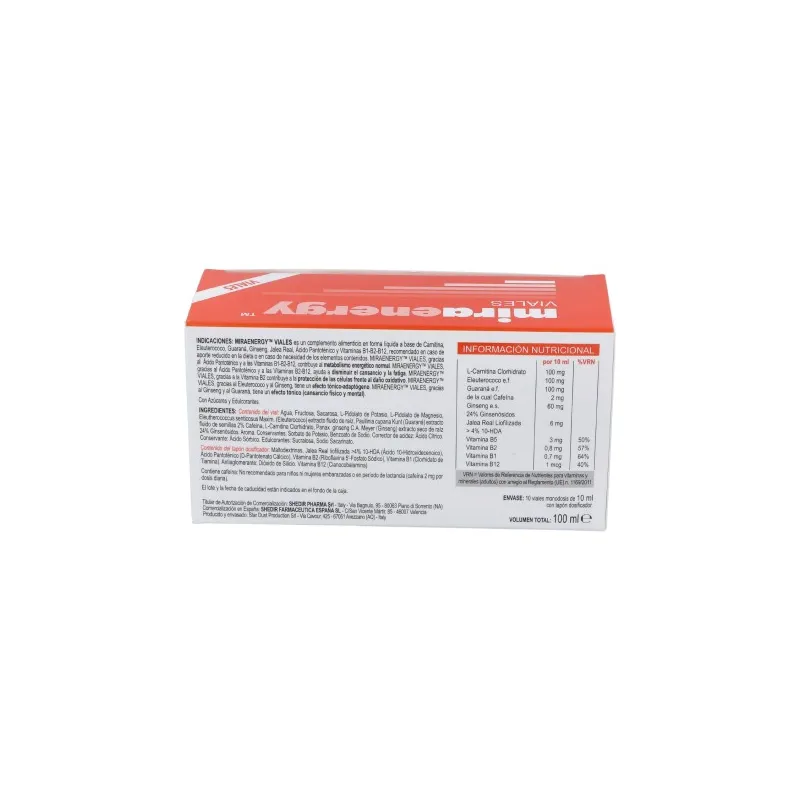 Miraenergy 10 ml, 10 viales Miraenergy 10 ml, 10 viales