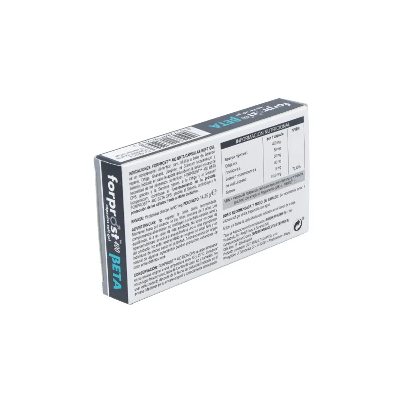 Forprost Beta Soft Gel 15 capsulas