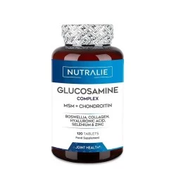Nutralie glucosamina complex + MSM + condroitina, 120 cápsulas