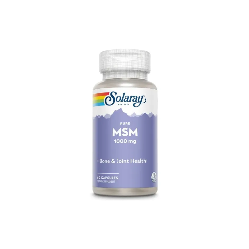 Solaray MSM Pure 1000mg 60 capsulas