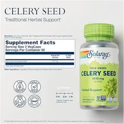 Solaray Celery Seed (Apio) 100cap