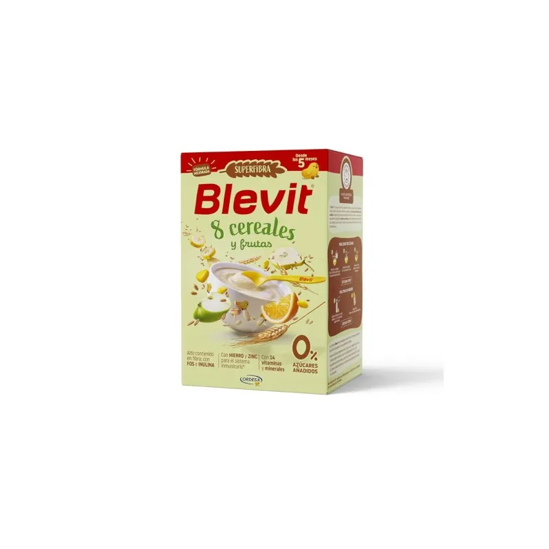 BLEVIT SF8 CEREALES FRUTA 500G