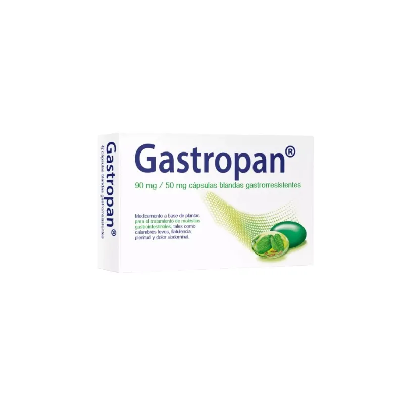 GASTROPAN 90 MG/50 MG 42 CAPSULAS BLANDAS GASTRORRESISTENTES