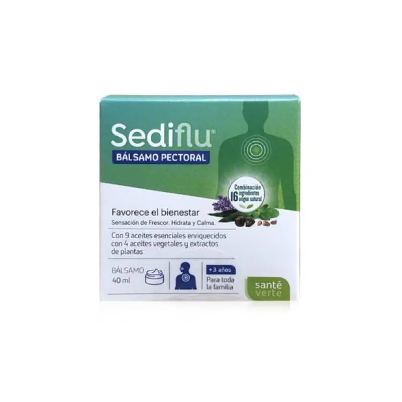 SANTE VERTE SEDIFLU BALSAMO PECTORAL 1 ENVASE 40 ML