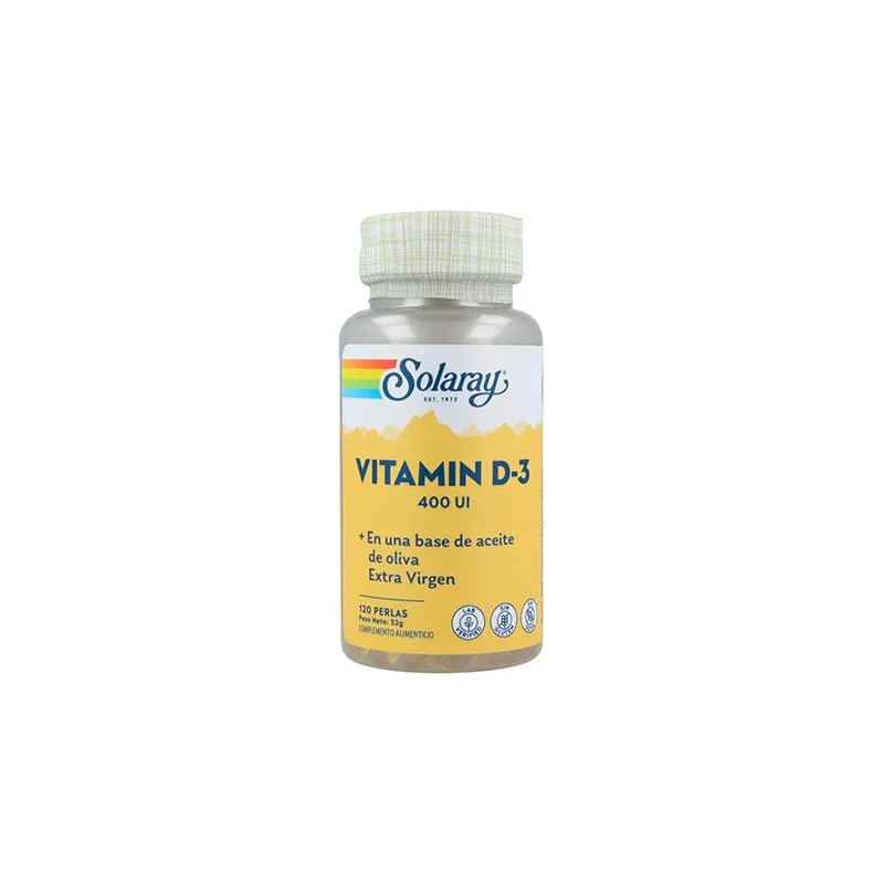 Solaray Vitamina D3 400 UI | Farmacia Barata