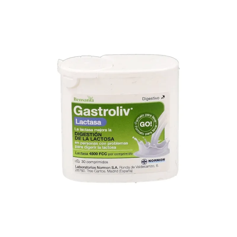 Gastroliv Lactasa 4500FCC, 30 comprimidos
