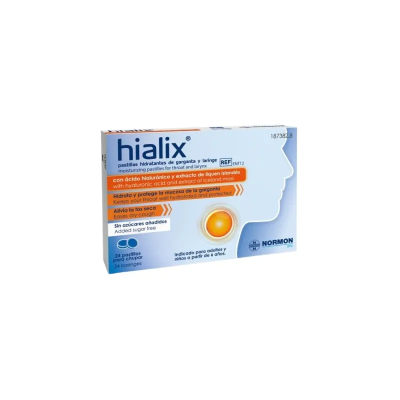 Hialix 24 comprimidos para chupar