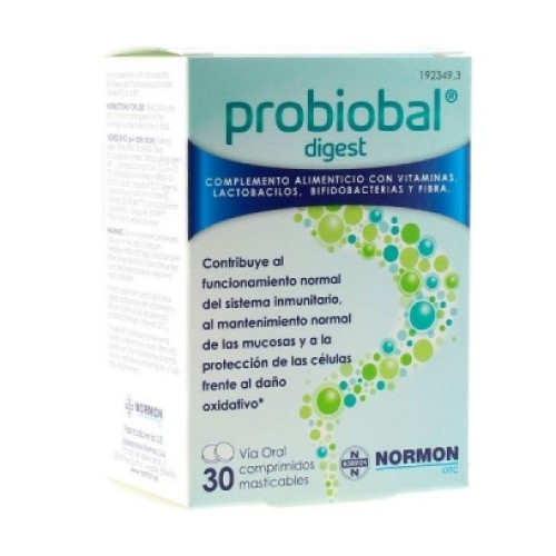 Probiobal Digest 30 comp masticables