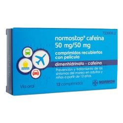 Normostop Cafeina 50mg 12 comprimidos