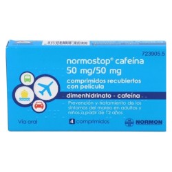 Normostop Cafeina 50 mg 4 comprimidos
