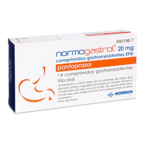 Normogastrol 20 mg 14 comprimidos