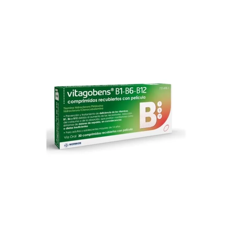 Vitagobens ITAGOBENS B1-B6-B12 30 Comp. Recubiertos