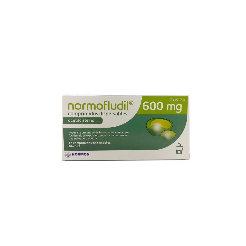 Normofluidil 600mg 20 comp disp