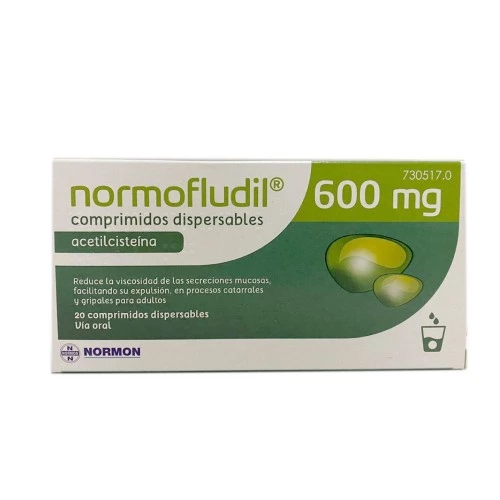 Normofluidil 600mg 20 comp disp