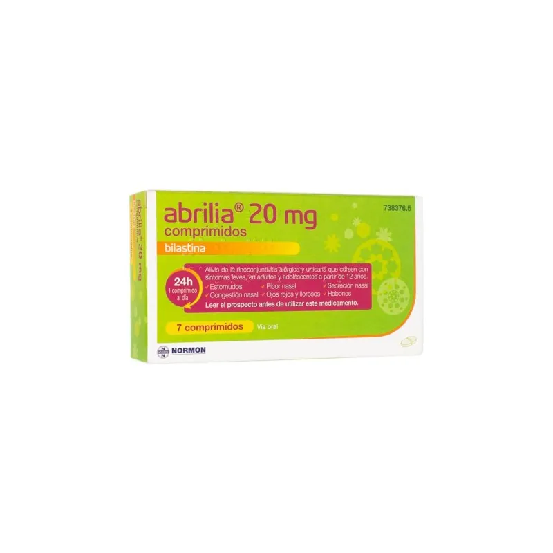 Abrilia 20 mg 7 comprimidos