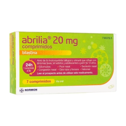 Abrilia 20 mg 7 comprimidos