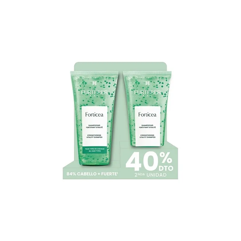 Rene Furterer Forticea oferta champú energizante duplo, 2x200 ml