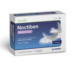 Bensamia Noctiben Melatonina 1,9, 30 comprimidos