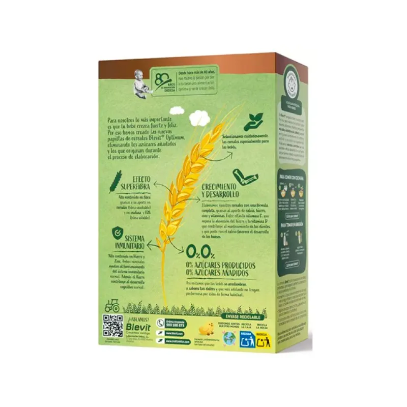 BLEVIT OPTIMUM 8 CEREALES 250G BLEVIT OPTIMUM 8 CEREALES 250G