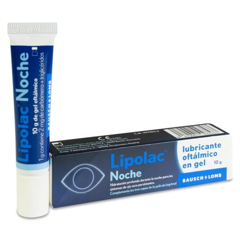 Lipolac Noche Gel Oftalmico 1 tubo 10 gramos