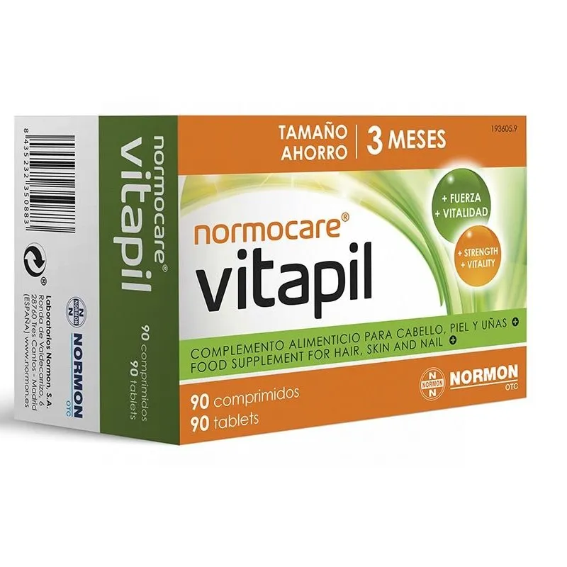 Normocare Vitapil 90 comprimidos Normocare Vitapil 90 comprimidos