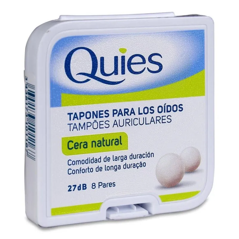 QUIES TAPONES OIDOS  CERA NATURAL 16 U QUIES TAPONES OIDOS  CERA NATURAL 16 U