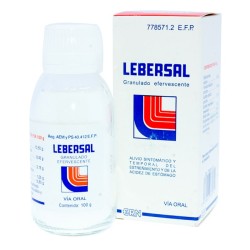 LEBERSAL GRANULADO EFERVESCENTE 1 FRASCO 100 G (SABOR NARANJA)