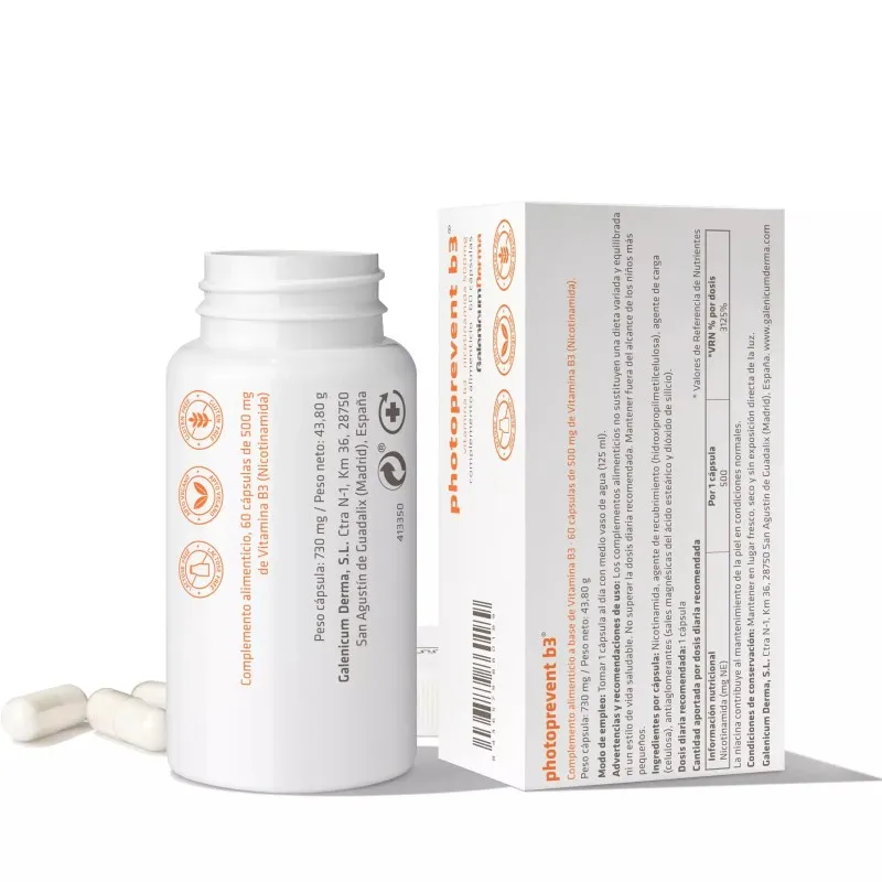 Galenicum Photoprevent B3 60 capsulas Galenicum Photoprevent B3 60 capsulas