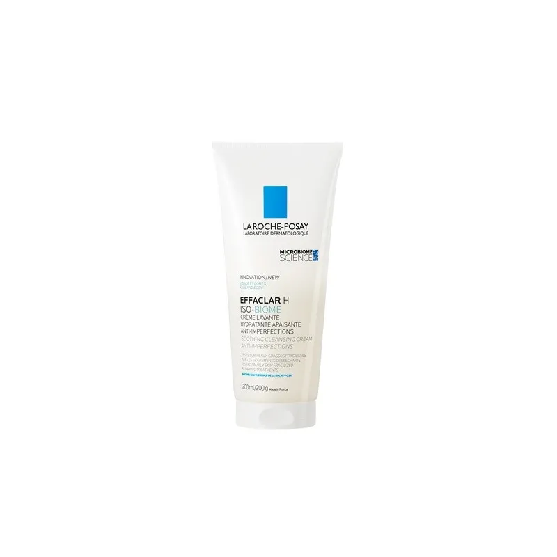 La Roche-Posay Effaclar H ISO-Biome crema limpiadora, 200 ml
